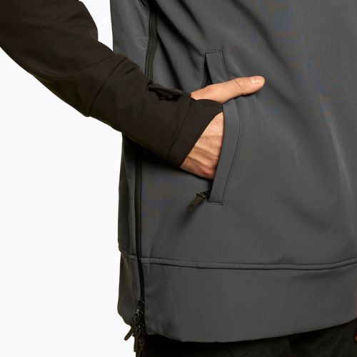 Férfi 4F snowboard dzseki grafit H4Z22-SFM001F