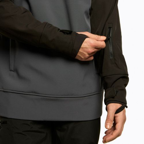 Férfi 4F snowboard dzseki grafit H4Z22-SFM001F