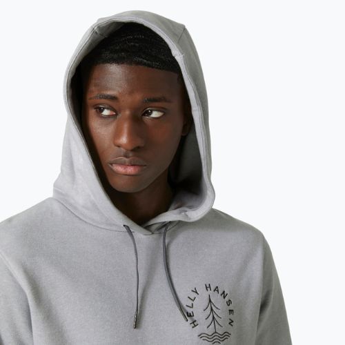 Helly Hansen F2F Organic Cotton 855 szürke férfi túradzseki 62934