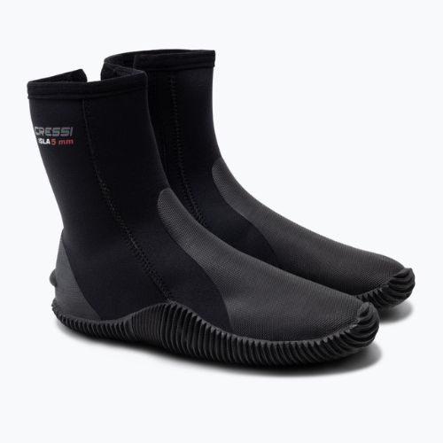 Cressi Isla 5 mm-es neoprén cipő fekete LX432500