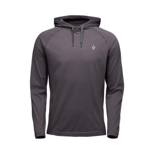 Férfi trekking pulóver Black Diamond Crag Hoody szürke AP7520000003LRG1