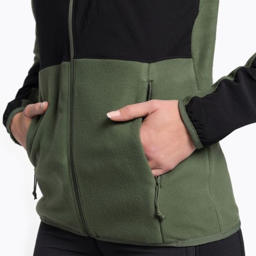 Női fleece pulóver The North Face Diablo Midlayer fekete-zöld NF0A5IHUWTQ1