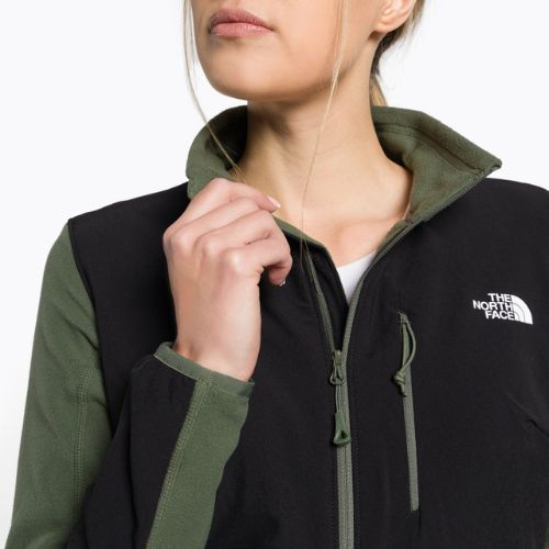 Női fleece pulóver The North Face Diablo Midlayer fekete-zöld NF0A5IHUWTQ1