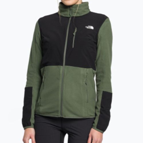 Női fleece pulóver The North Face Diablo Midlayer fekete-zöld NF0A5IHUWTQ1