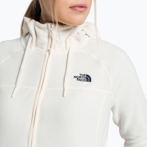 Női fleece kapucnis pulóver The North Face Homesafe FZ Fleece Hoodie fehér NF0A55HNR8R1