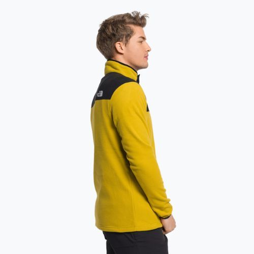 Férfi fleece pulóver The North Face Homesafe Snap Neck Fleece pulóver sárga NF0A55HM76S1