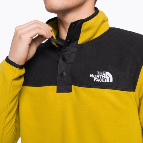 Férfi fleece pulóver The North Face Homesafe Snap Neck Fleece pulóver sárga NF0A55HM76S1