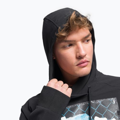 Férfi trekking pulóver The North Face Printed Tekno Hoodie fekete NF0A7ZUHKY41