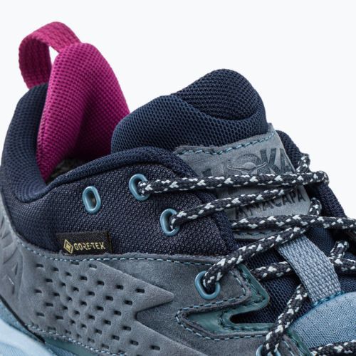 Női túrabakancsok HOKA Anacapa Low GTX kék 1119373-MSSS
