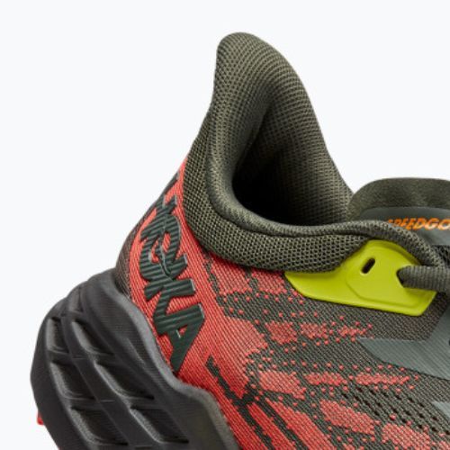 HOKA Speedgoat 5 férfi futócipő sötétzöld 1123157-TFST