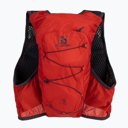 Salomon Active Skin 8 szett futó mellény piros LC1909600