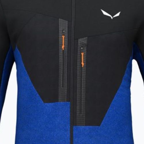 Férfi Salewa Ortles AM fleece pulóver fekete-kék 00-0000028178