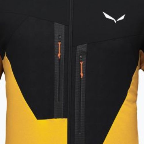 Férfi Salewa Ortles AM fleece pulóver fekete/sárga 00-0000028178