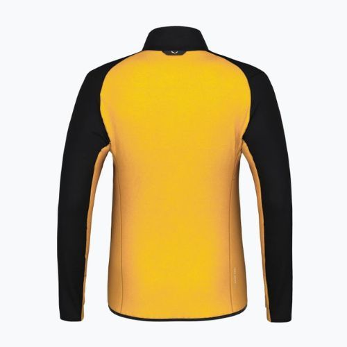 Férfi Salewa Ortles AM fleece pulóver fekete/sárga 00-0000028178