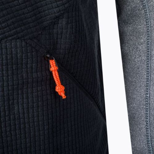 Férfi Salewa Puez Hybrid PL FZ fleece pulóver fekete 00-0000027388
