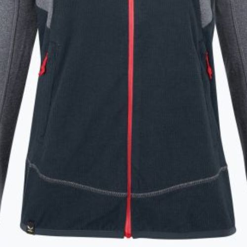 Salewa Puez Hybrid PL FZ Hoody női fleece pulóver szürkészöld 00-0000027389