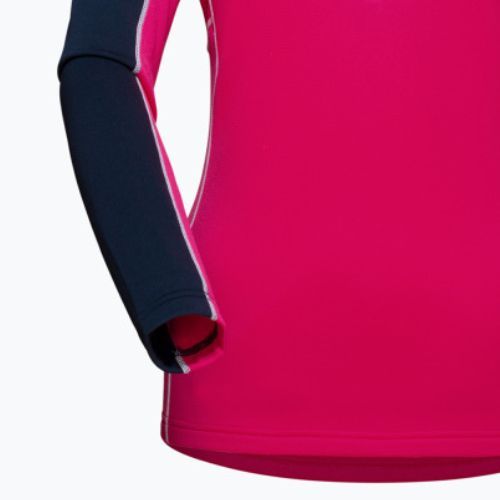 Női trekking pulóver MMMUT Aenergy ML Half Zip Pull rózsaszín és sötétkék