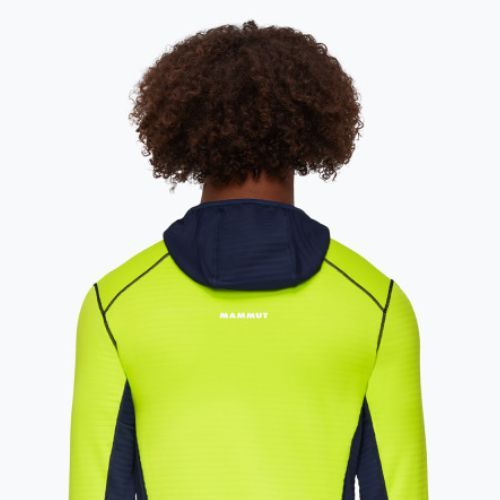 Férfi MAMMUT Taiss Light ML kapucnis fleece pulóver zöld/zöld