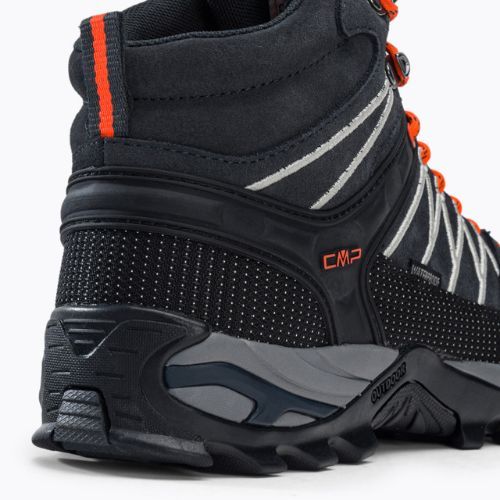 Férfi CMP Rigel Mid szürke-narancs trekking csizma 3Q12947