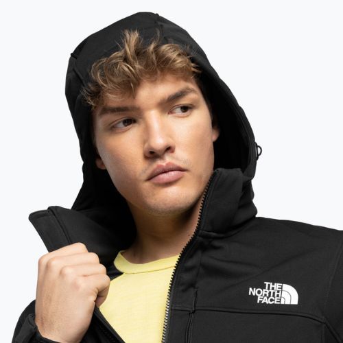 Férfi softshell dzseki The North Face Diablo Softshell levehető kapucni fekete NF0A7ZFSKX71