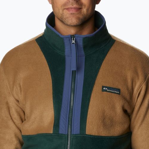 Columbia Back Bowl férfi fleece pulóver zöld 1872794