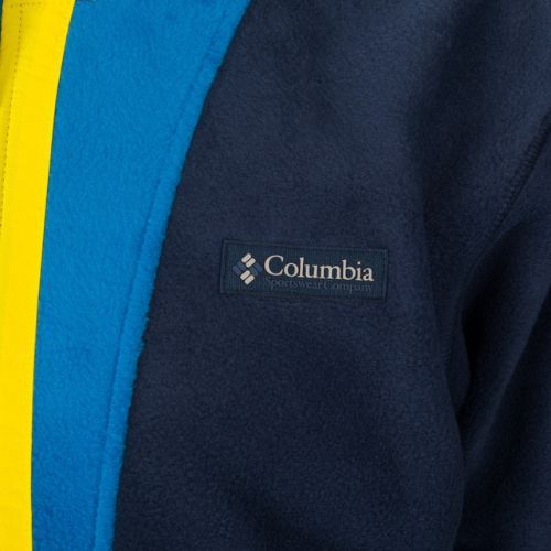 Columbia Back Bowl férfi fleece pulóver kék 1872794