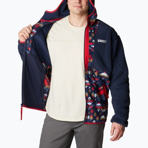 Columbia férfi Backbowl Sherpa fleece pulóver sötétkék 1952403