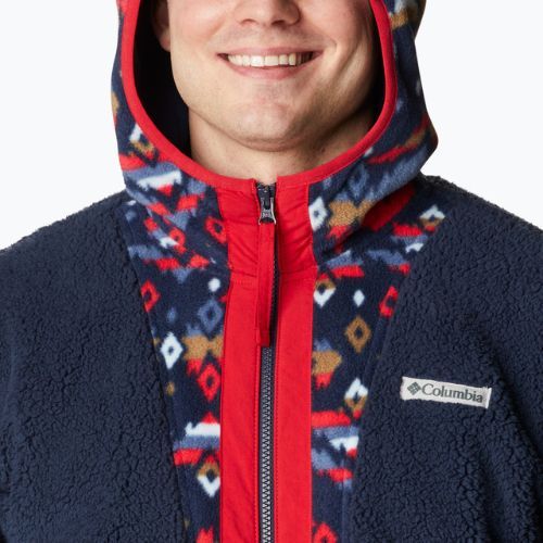 Columbia férfi Backbowl Sherpa fleece pulóver sötétkék 1952403