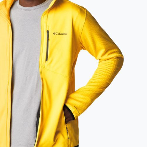 Columbia Park View férfi trekking pulóver sárga 1952222