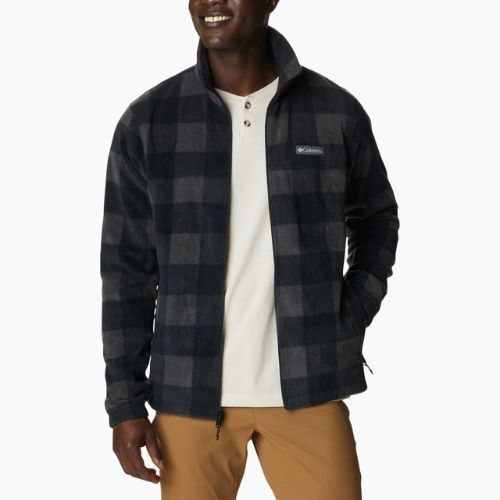 Columbia Steens Mountain Printed férfi gyapjú pulóver fekete 1478231