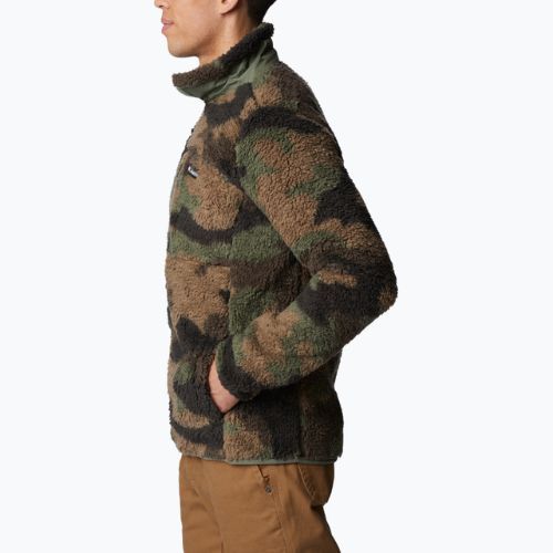 Columbia férfi Winter Pass Print Fleece melegítőfelső barna 1866565