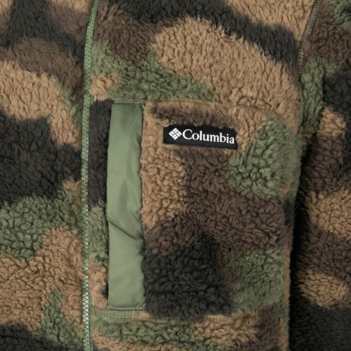 Columbia férfi Winter Pass Print Fleece melegítőfelső barna 1866565