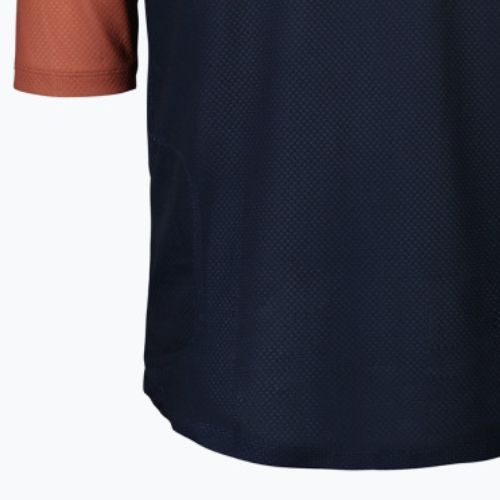 Férfi kerékpáros mez POC MTB Pure 3/4 turmaline navy/himalayan salt