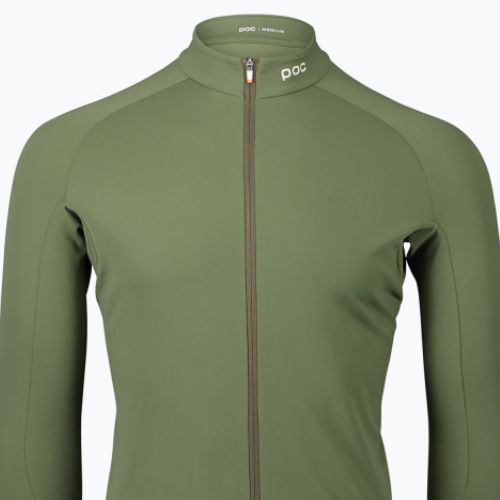 Férfi kerékpáros hosszú ujjú POC Ambient Thermal Jersey epidote green