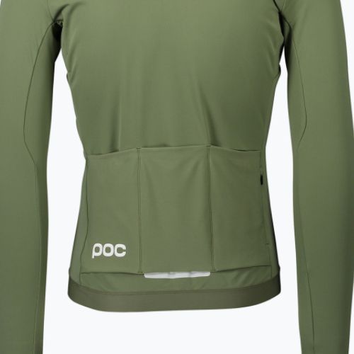Férfi kerékpáros hosszú ujjú POC Ambient Thermal Jersey epidote green
