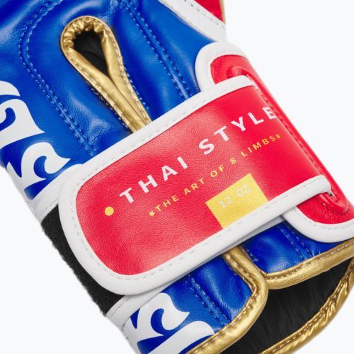 Leone Thai stílusú bokszkesztyűk fehér GN114