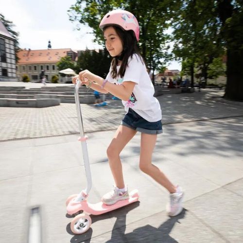 HUMBAKA Fun rózsaszín gyerek roller KS001