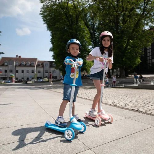 HUMBAKA Fun rózsaszín gyerek roller KS001