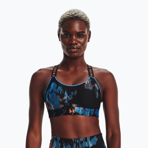 Under Armour Infinity High Print női edzőmelltartó fekete 1369026