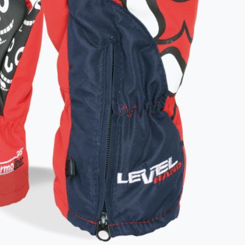 Level Lucky Mitt gyermek síelő kesztyű piros 4146JM.20