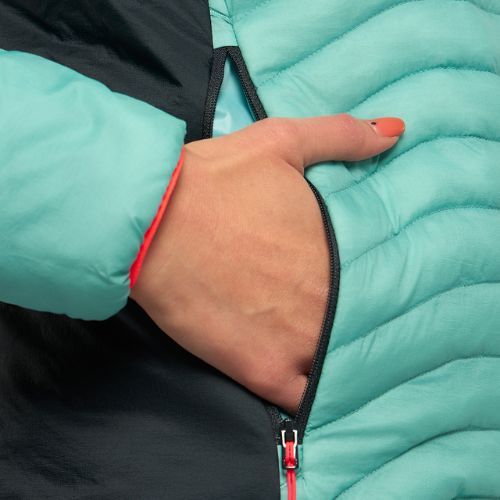 Női DYNAFIT Speed Insulation kapucnis sí dzseki kék 08-0000071582