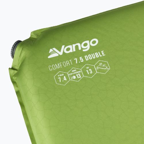 Vango Comfort Double 75 cm-es zöld önfúvó szőnyeg SMQCOMFORH09A05
