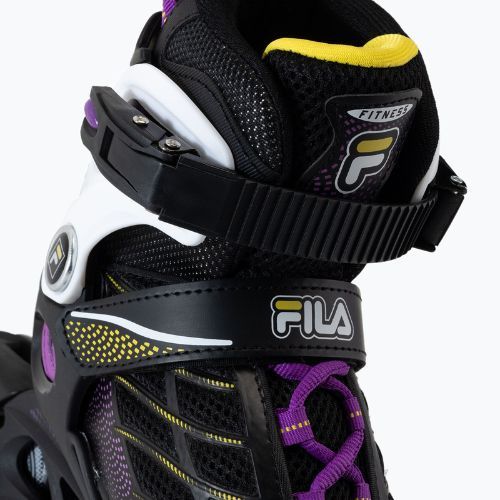 Gyermek görkorcsolya FILA Wizy G black/yellow magenta