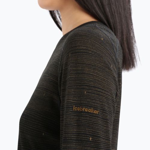 Női termál póló icebreaker 200 Oasis fekete IB0A56HX5941