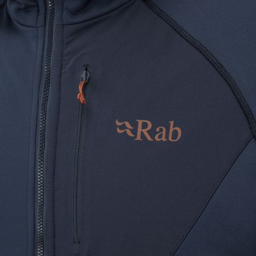 Férfi Rab Superflux Hoody fleece pulóver kék QFE-89-DI