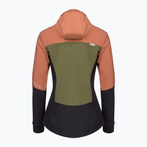 Maloja NeshaM női softshell kabát fekete-zöld 34133-1-0821