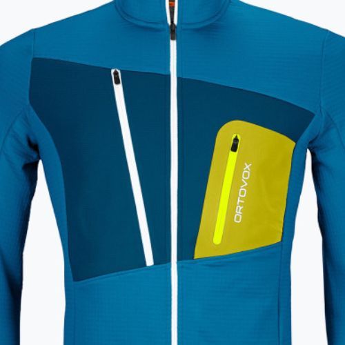 Férfi Ortovox Fleece Grid kék pulóver 8721200031