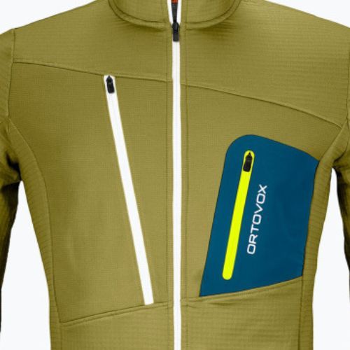 Férfi Ortovox Fleece Grid zöld pulóver 8721200046