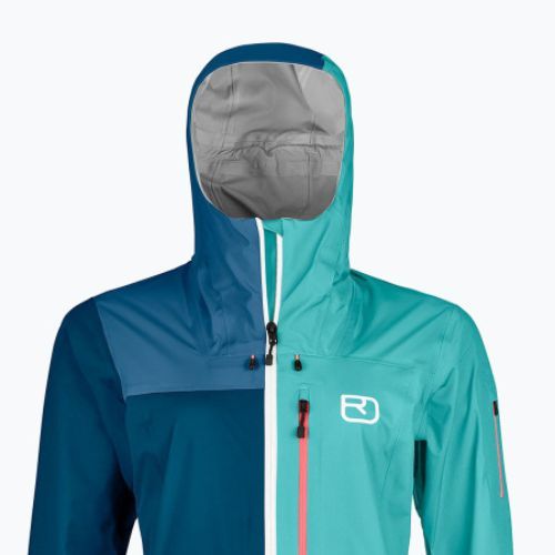 Női hardshell kabát membránnal Ortovox 3L Ortler zöld 7061600006