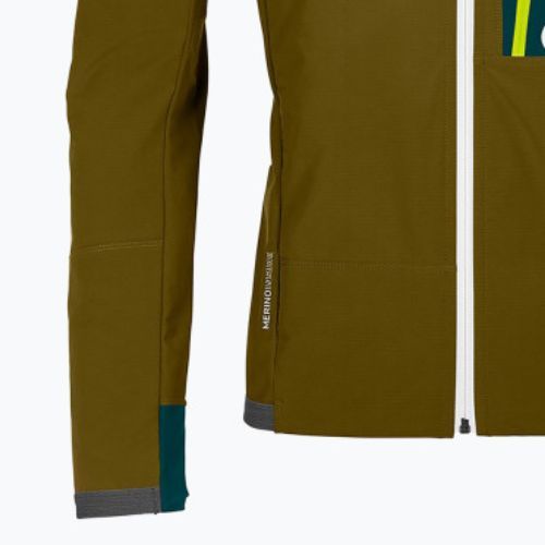 Férfi softshell dzseki Ortovox Berrino zöld 6037200022